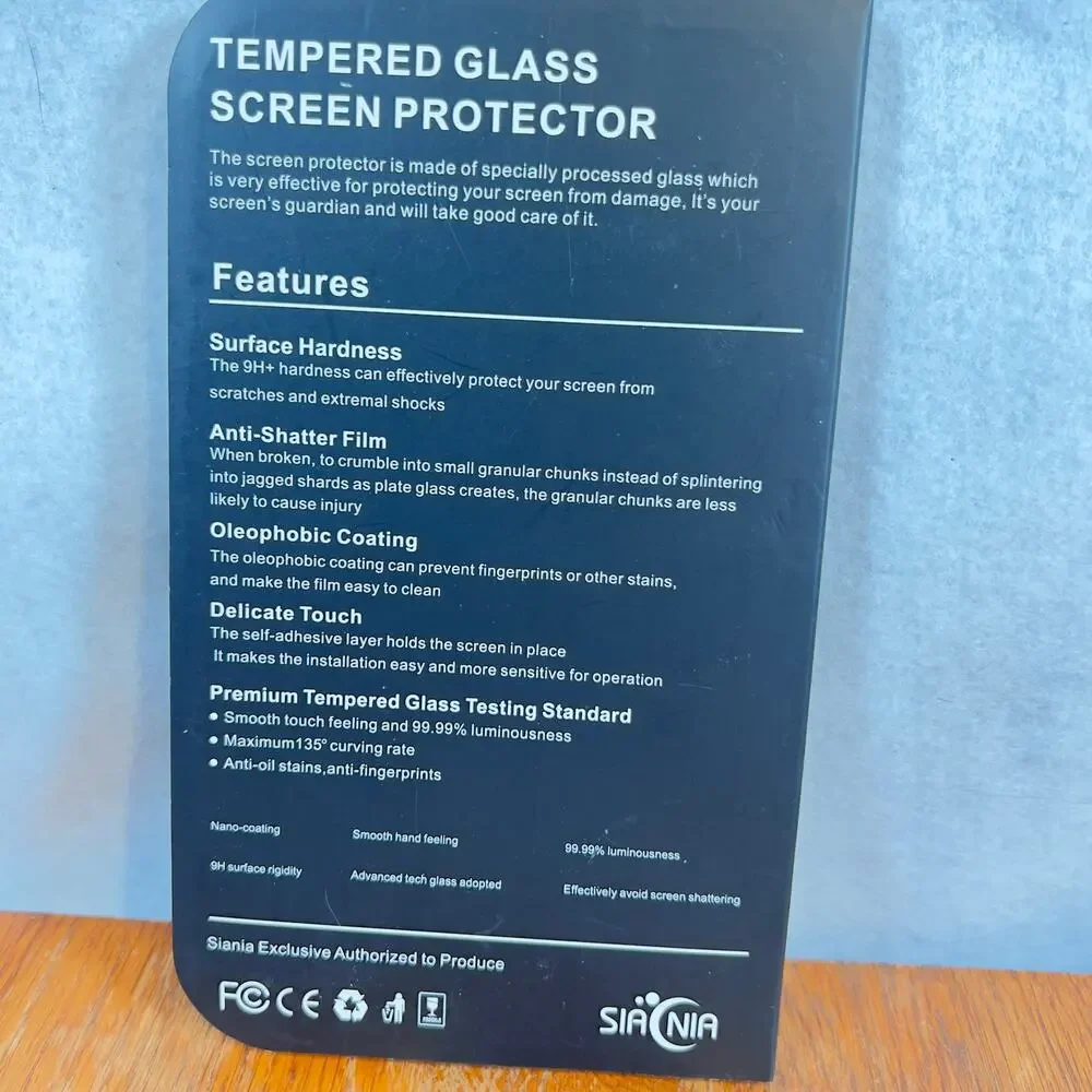 Ailun Tempered Glass Screen Protector 9H Contains One Screen + Install Supplies